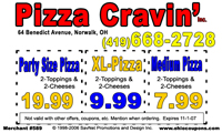 Pizza Cravin' coupon Pizza Cravin' coupon